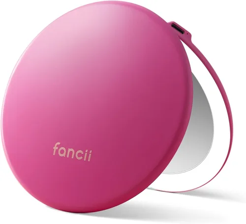 Miniatura 18 de Fancii Taylor espejo de maquillaje de viaje con luz LED, recargable, aumento 10x/1x, sistema de iluminación Tru-Glow, XL grande de 5 pulgadas