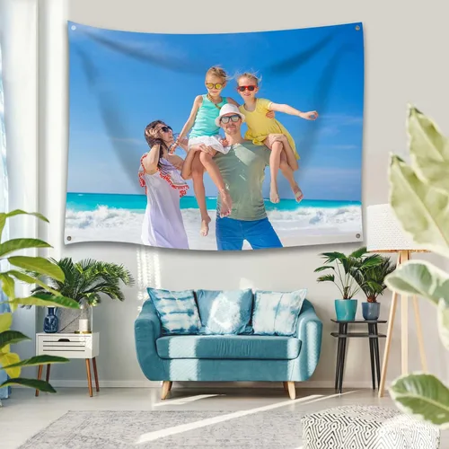 Miniatura 5 de AUBAO Tapiz personalizado/telón de fondo personalizado/tapices personalizados/tapices divertidos/tapiz decorativo (30 x 40 pulgadas)