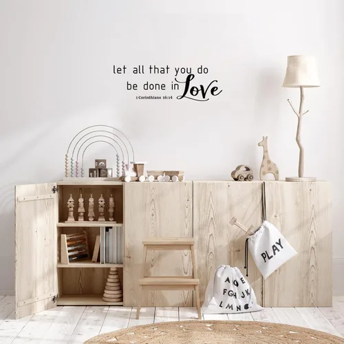 Miniatura 4 de BBTO Calcomanías de pared con versículo bíblico, con cita inspiradora, calcomanías religiosas y motivacionales de las Escrituras, calcomanías