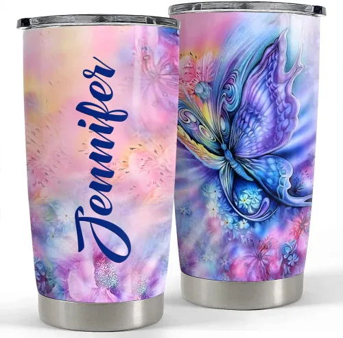 Miniatura 14 de SANDJEST Taza personalizada para mejor amiga Definición de mejor amiga Tazas de 20oz 30oz con tapa, regalo para mujeres, niñas, mejores amigas