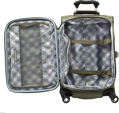 Miniatura 213 de Travelpro Maxlite 5 - Juego de 2 piezas de equipaje de mano de tela, expandibles con 4 ruedas giratorias, bolso blando para debajo del asiento, Negro