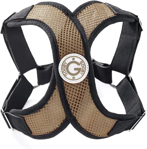 Miniatura 6 de gooby Choke última intervensión Perfect Fit Active X step-in sintético Piel de Cordero. Soft Arnés para perros pequeños, L, Hunter Green Verde