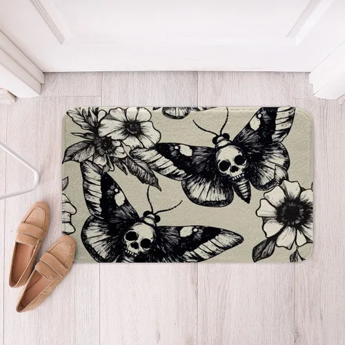 Miniatura 14 de Tapete de baño de mármol azul, para mujeres y niñas, decoración de arte abstracto, lavable a máquina, tapete de baño para baño, dormitorio, bañera