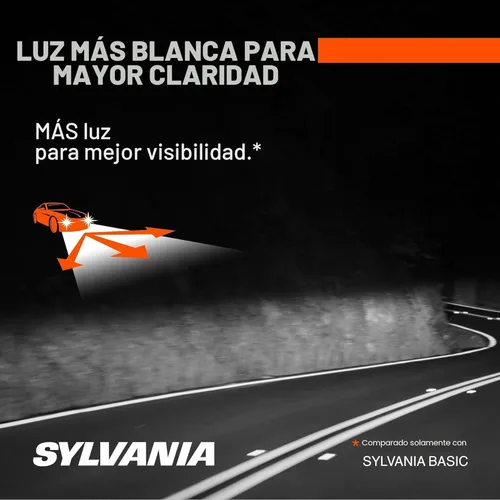 Miniatura 7 de SYLVANIA - H11 foco delantero SilverStar Ultra de alto rendimiento halógena, bombilla de repuesto de luz de carretera, luz de cruce y antiniebla