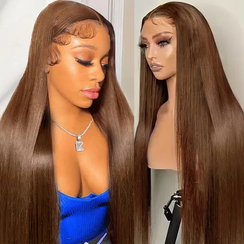 Miniatura 10 de Cypha 1B/27 Ombre Lace Front Wig Human Hair Straight 13x6 HD Lace Frontal Wigs Human Hair Pre Plucked 180% Density Highlight Lace Front Colored Wig