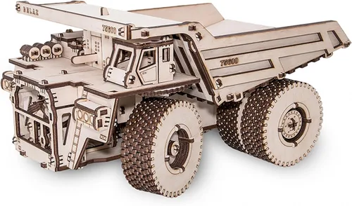 Miniatura 10 de EWA Eco-Wood-Art - Rompecabezas de tractor mecánico tridimensional KIROVETS K-7M para adultos y adolescentes-Colección sin pegamento-596 detalles