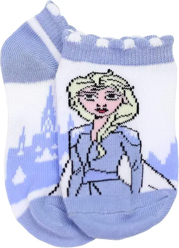 Miniatura 7 de Disney Frozen 2 Elsa Anna - Juego de 5 calcetines para niñas pequeñas