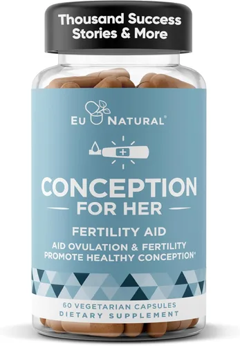 Miniatura 11 de Conception Suplementos de fertilidad para mujeres – Ayuda a la ovulación, equilibrio hormonal y ciclos regulares – Apoyo vitamínico prenatal