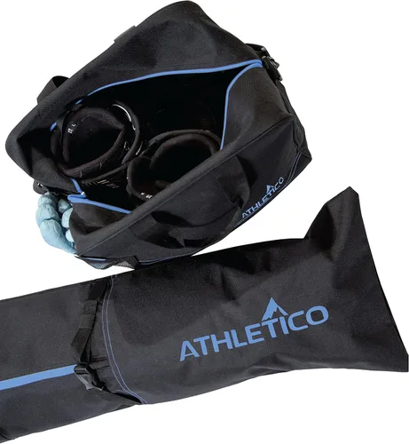 Miniatura 6 de Athletico - Combo de bolsas acolchadas para botas y esquís, dos piezas Guarda y transporta los esquís de hasta 200 cm y botas hasta la talla 30.5