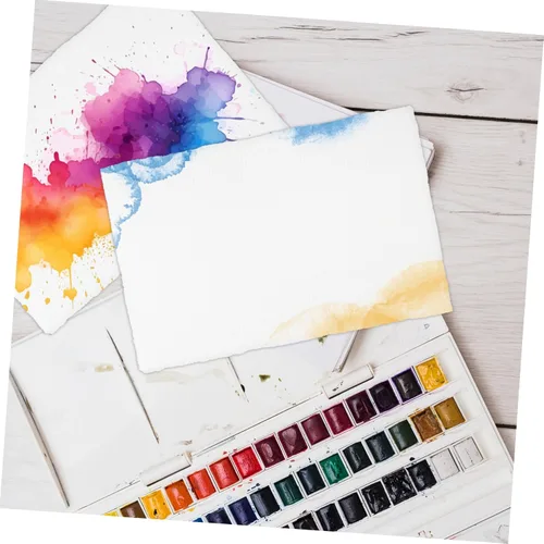 Miniatura 6 de ARTIBETTER 25sheets Cold Press Watercolor Paper Deckle Edges Blank Artist Paper for Painting Sketching and Card Making Versatile Use for All Skill
