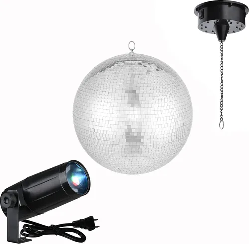 Miniatura 11 de Yescom 3W LED Reflector haz Pinspot etapa efecto de iluminación para DJ bola de espejos fiestas discotecas, 27LED001-RGB-11, 3.0watts