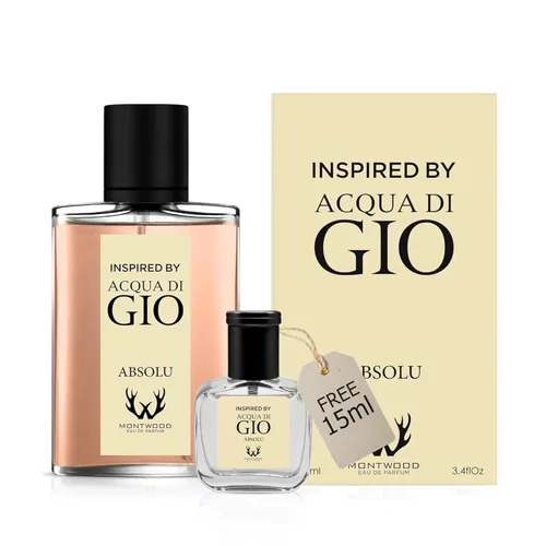 Eau de Parfum – Fragancia acuática de larga duración para hombres – Perfume Spray de 3.4 fl oz con muestra de perfume adicional de 0.5 fl oz