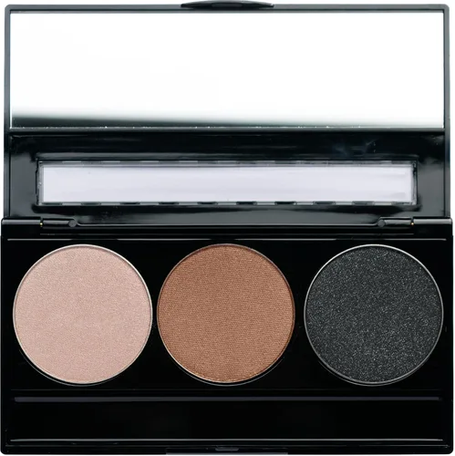 Miniatura 117 de Sombra de ojos en polvo prensado mate, pigmento profundo, brillo de lujo, sombras de ojos negras, sin talco ni parabenos, vegano, sin pruebas