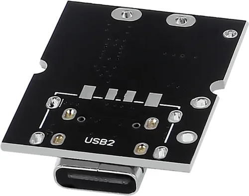 Miniatura 7 de 12 unidades tipo C USB 5V 2A Step-Up módulo de alimentación convertidor de aumento de batería de litio placa de protección de carga con indicador