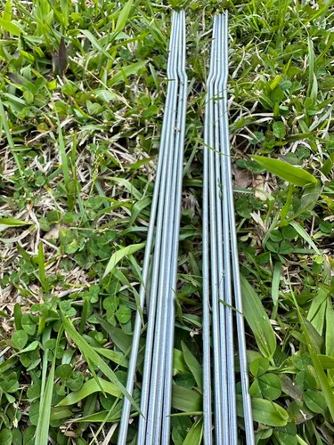 Miniatura 3 de Estacas de metal para letreros de patio, alambre de estacas de 18 pulgadas de alto, alambre grueso de calibre 9, galvanizado y resistente al óxido
