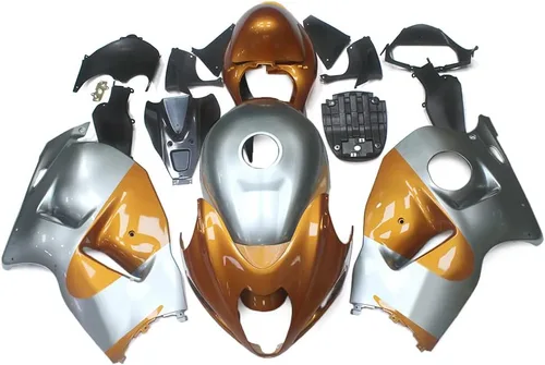 Miniatura 14 de Inyección ABS Chameleon Green Blue Kit de carenado apto para 1997-2007 Suzuki GSXR1300 Hayabusa Carenados GSX-R1300 97 98 99 01 02 03 04 05 06 07