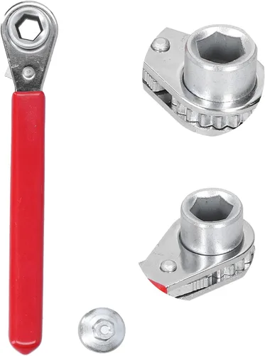 Miniatura 4 de 01 Llave de trinquete, terminal de batería, llave de trinquete no conductora, mango de vinilo grueso, llave de trinquete de terminal de batería