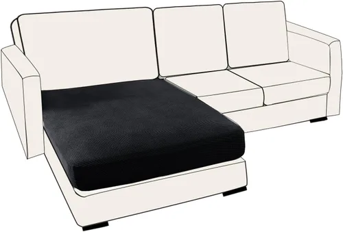 Miniatura 39 de UNBBRRL Fundas de cojín de asiento para sofá, elásticas, funda de cojín individual para sofá, fundas de cojín para sofá, fundas de héroe protegen