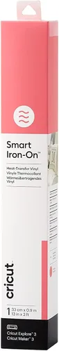 Miniatura 4 de Cricut Smart 2008695 - Vinilo termotransferible para planchar, 1 lámina, 13.0 in x 3.0 ft, blanco, (3 pies), 2008695