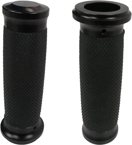 Miniatura 4 de 1 par de empuñaduras negras para manillar de motocicleta de 1 pulgada para Harley-Davidson Night Train EFI FXSTBI 2001-2006