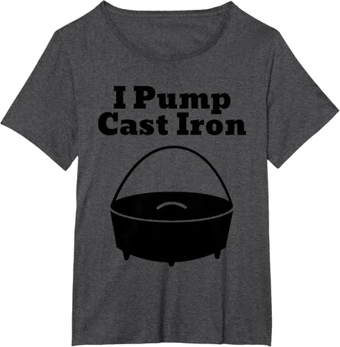Miniatura 20 de I Pump - Camiseta de hierro fundido para cocinar al horno holandés