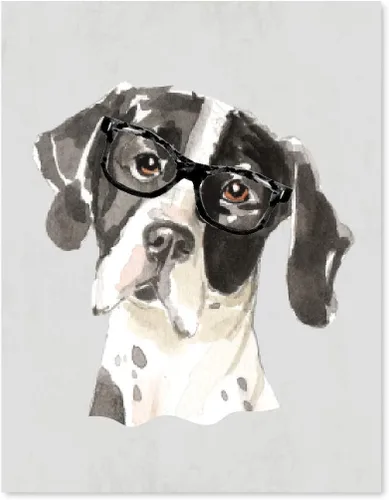 Miniatura 27 de Andaz Press Póster impreso para pared de perro, 8.5 x 11 pulgadas, Shih Tzu en lazo rosa, 1 paquete, regalo de cumpleaños de Navidad, sin marco