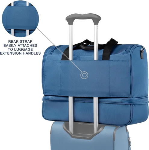 Miniatura 11 de Travelpro Maxlite 5 - Bolsa de viaje ligera para viajes nocturnos, con compartimento inferior caído, bolsa de viaje