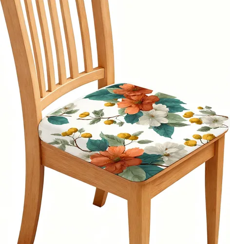 Miniatura 7 de Fundas de asiento para silla, paquete de 4 fundas impermeables elásticas para silla de comedor con lazos elásticos, extraíbles y lavables, Rosa