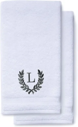 Miniatura 150 de Toallas de mano decorativas y con monograma para baño, cocina, maquillaje Regalo personalizado para boda-nupcial Toalla turca de lujo