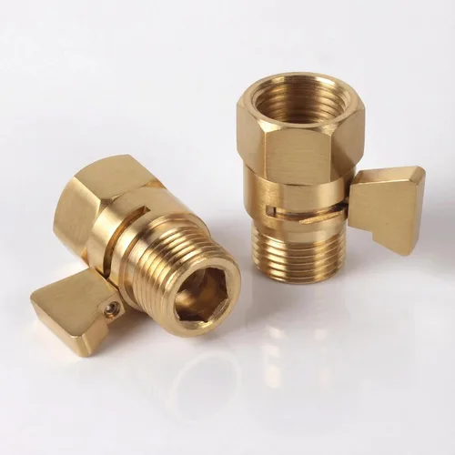 Miniatura 5 de Colector de cabezal de ducha con doble salida y válvulas de cierre para sistema de ducha de doble rociador, puede conectar dos cabezales de ducha