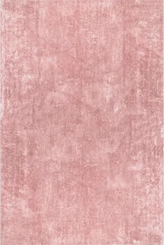 Miniatura 6 de nuLOOM Alfombra de Área de Felpa Acogedora de 5 x 8 pies, Lavable a Máquina, Antideslizante, Alfombra Shag Suave y Esponjosa para Sala de Estar, Rosa