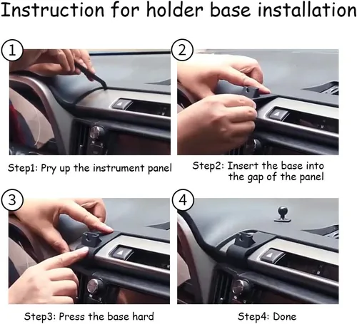 Miniatura 4 de Soporte para teléfono de coche para Toyota RAV4 2013-2018 Accesorios de automóvil, soporte de navegación, decoración interior, soporte para teléfono