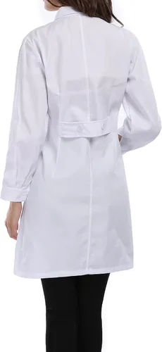 Miniatura 4 de Taylor Eddie - Bata de laboratorio para mujer, color blanco