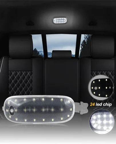 Miniatura 3 de HERCOO Cubierta de lente de luz de cúpula, luces interiores, montaje de lámpara de mapa de techo compatible con Dodge Ram 1500 2500 3500, Dakota