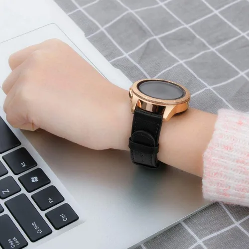 Miniatura 7 de Correas de cuero compatibles con Samsung Galaxy Watch 7 FE 6 5 4 Band 1.575 in 1.732 in, Watch 5 Pro 1.772 in/ 6 4 Classic 1.654 in 1.811 in 1.693