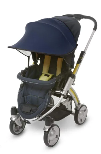 Miniatura 9 de Manito Parasol para cochecitos y asientos de coche - Scandi (azul diamante) UPF 50+ Diamante azul