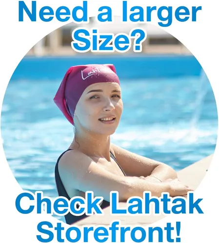 Miniatura 5 de Kids Swim Cap for Long Hair - Comfortable Fit Silicone Swimming Hat for Girls & Boys with Curly Hair, Braids, or Dreadlocks - Durable & Easy to Wear