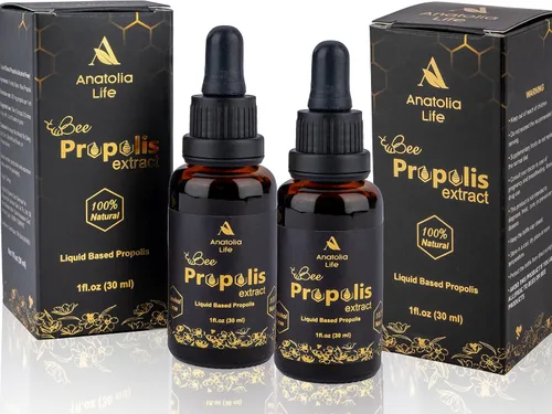 Miniatura 13 de Extracto de propóleo natural de abeja, 1.0 fl oz, tintura líquida avanzada para reforzar el sistema inmunológico y defensa estacional, suplemento