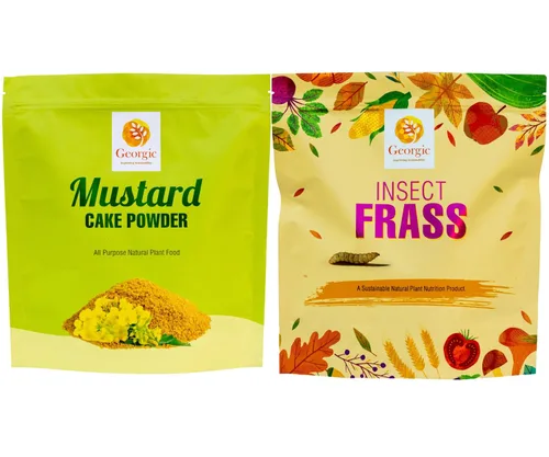 Miniatura 11 de Polvo de pastel de aceite de mostaza, fertilizante natural multiusos para flores, verduras, hierbas, árboles frutales y plantas, alimentos naturales