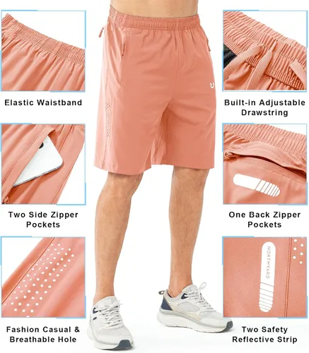Miniatura 249 de NORTHYARD - Pantalones cortos deportivos para correr para hombres, ligeros, de secado rápido, 7, 5 o 9 pulgadas, para senderismo, deportes, gimnasio