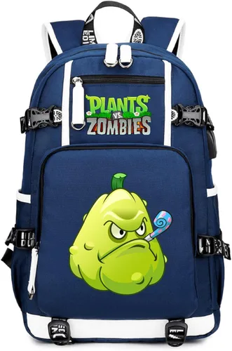 Miniatura 7 de ISaikoy Game Plants vs. Zombies - Mochila de hombro para libros, mochila escolar, color 12