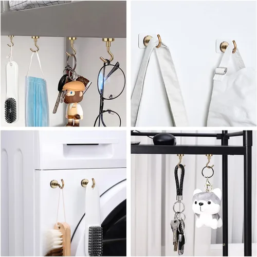 Miniatura 6 de E BAVITE Ganchos magnéticos fuertes resistentes, imanes de tierras raras de 22 libras para refrigerador, hogar, cocina, oficina, crucero, paquete