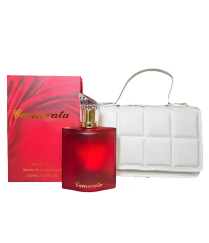 Miniatura 2 de CAMERATA D'LUJO ESTUCHE DE REGALO (PERFUME+CARTERA) (Cartera Blanca/Blanco Puro)