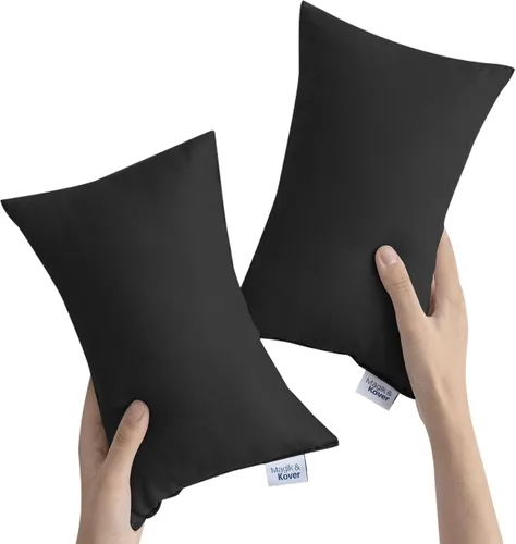 Almohada pequeña mini para viaje, paquete de 2, 28 cm x 18 cm, almohadas pequeñas con etiqueta de nombre, para viaje y dormir, excelente almohada