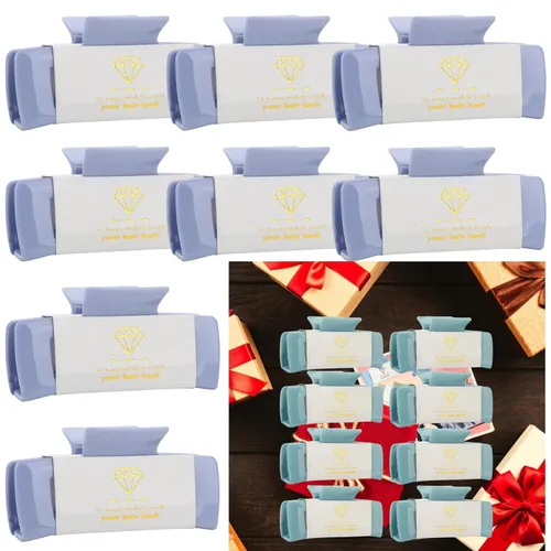 Miniatura 38 de 8 piezas de regalos de propuesta para dama de honor, juego de 8 pinzas de cabello de 10.4 cm cuadrados para despedida de soltera, ideas de regalo