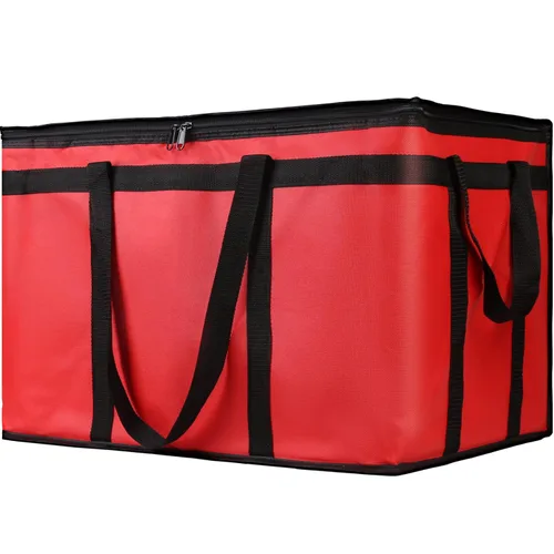 Miniatura 41 de Paquete de 1 bolsa aislada para entrega de alimentos con parte inferior dura, calentadores de alimentos comerciales XXXL para conductores de Negro