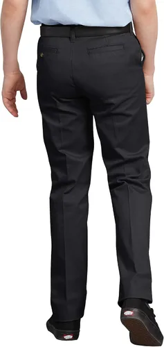 Miniatura 2 de Dickies Pantalón pequeño Flexwaist delgado elástico para niño, Caqui