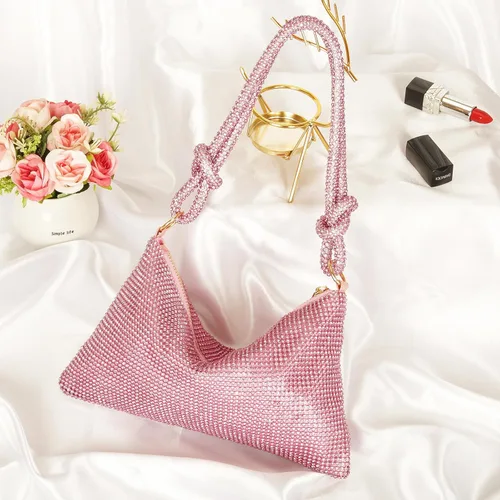 Miniatura 2 de Covelin Bolso de mano de diamante brillante de moda para mujer