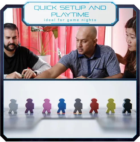 Miniatura 7 de Juego de Mesa No Escape - Juegos de Mesa de Estrategia para Adultos, Juegos Familiares, Juegos de Fiesta. Juego de Laberinto de Traidor de Sabotaje