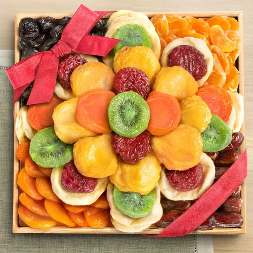Miniatura 3 de A Gift Inside Sweet Bloom - Bandeja de frutas secas de lujo para vacaciones, cumpleaños, aperitivos saludables para negocios, kosher